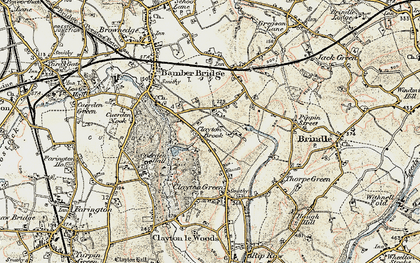 Old map of Clayton Brook in 1903