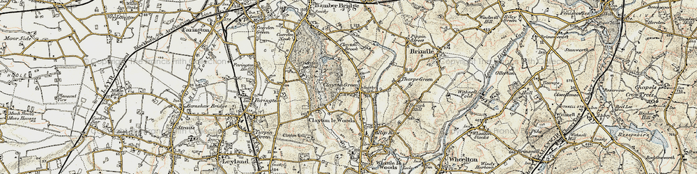 Old map of Bury Fm in 1903