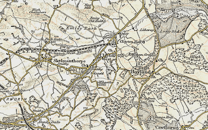 Old map of Bilham Grange in 1903