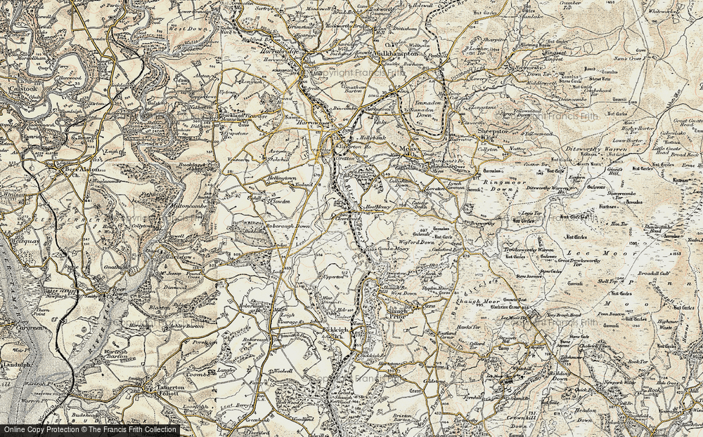 Old Maps of Clearbrook, Devon - Francis Frith
