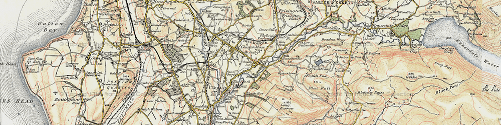 Old map of Cleator Moor in 1901-1904
