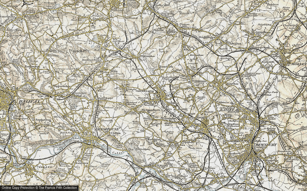 Old Map of Cleckheaton, 1903 in 1903