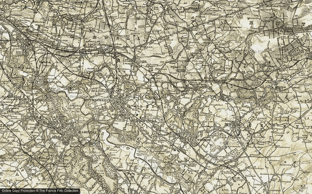 Old Maps Of Ravenscraig Steel Works Strathclyde