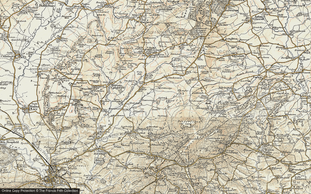 Old Map of Cleestanton, 1901-1902 in 1901-1902