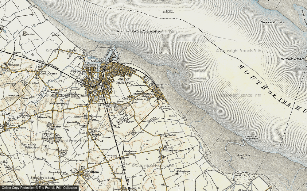 Old Map of Cleethorpes, 1903-1908 in 1903-1908