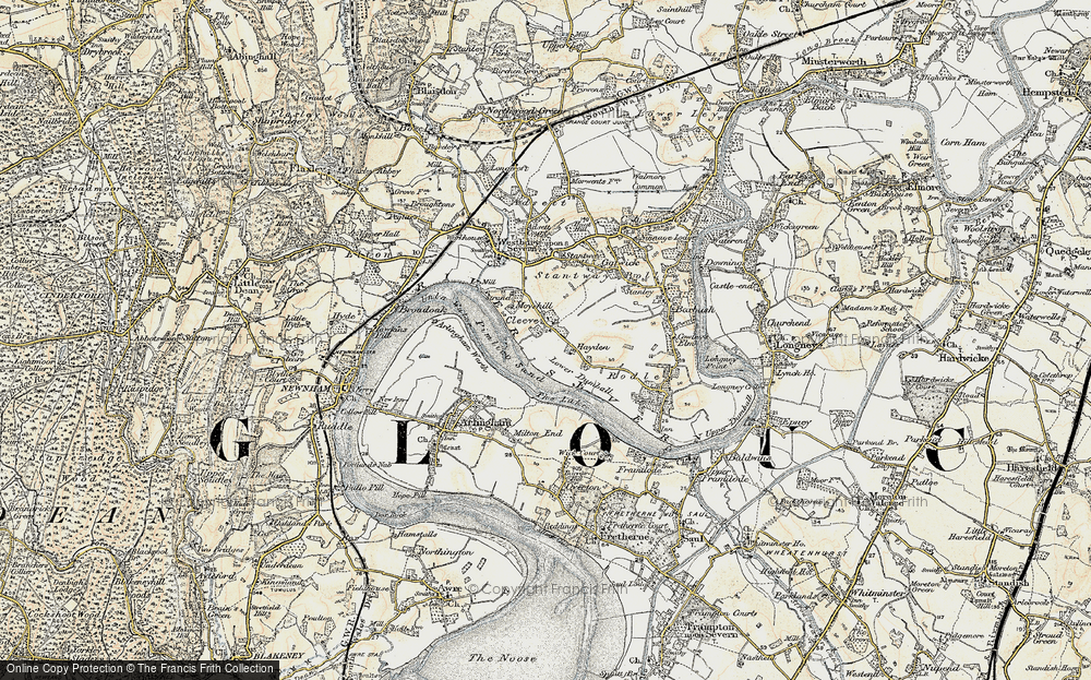 Old Map of Cleeve, 1898-1900 in 1898-1900