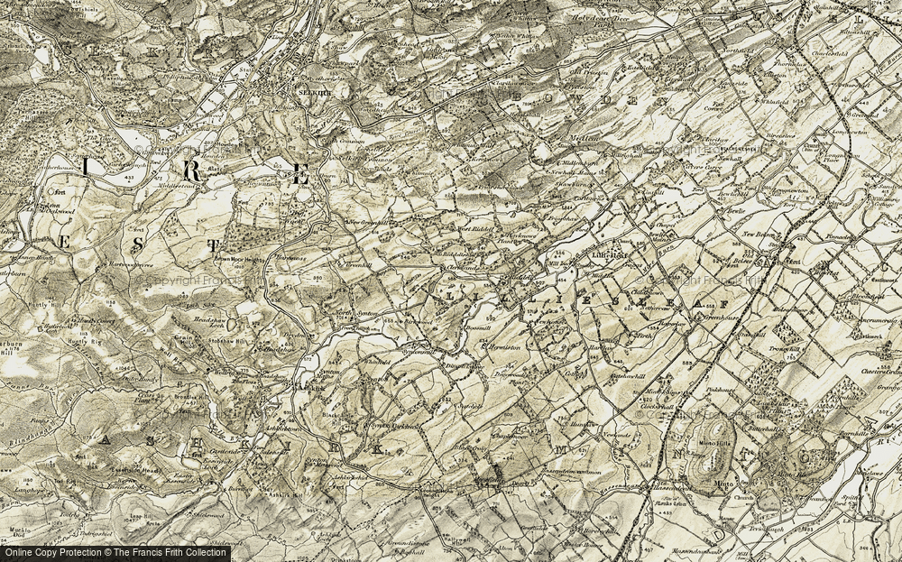 Old Map of Clerklands, 1901-1904 in 1901-1904
