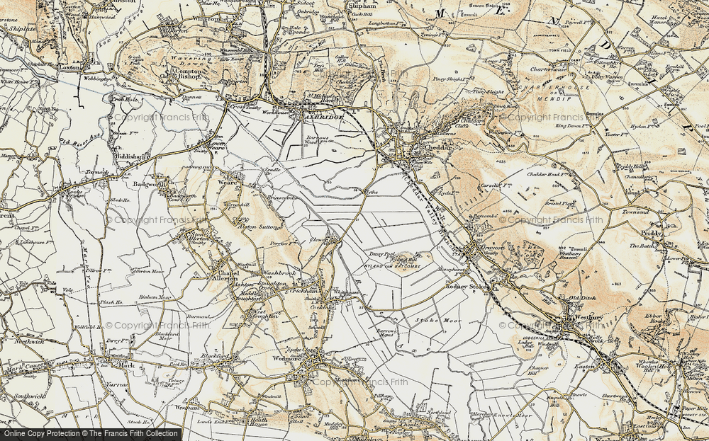 Old Map of Clewer, 1899-1900 in 1899-1900