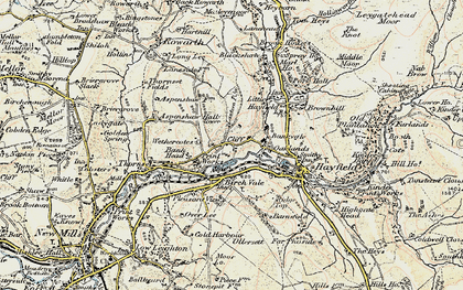 Old map of Cliff in 1903