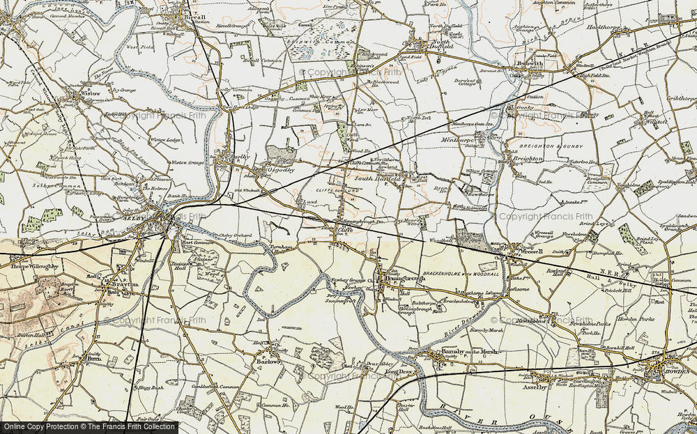 Old Map of Cliffe, 1903 in 1903