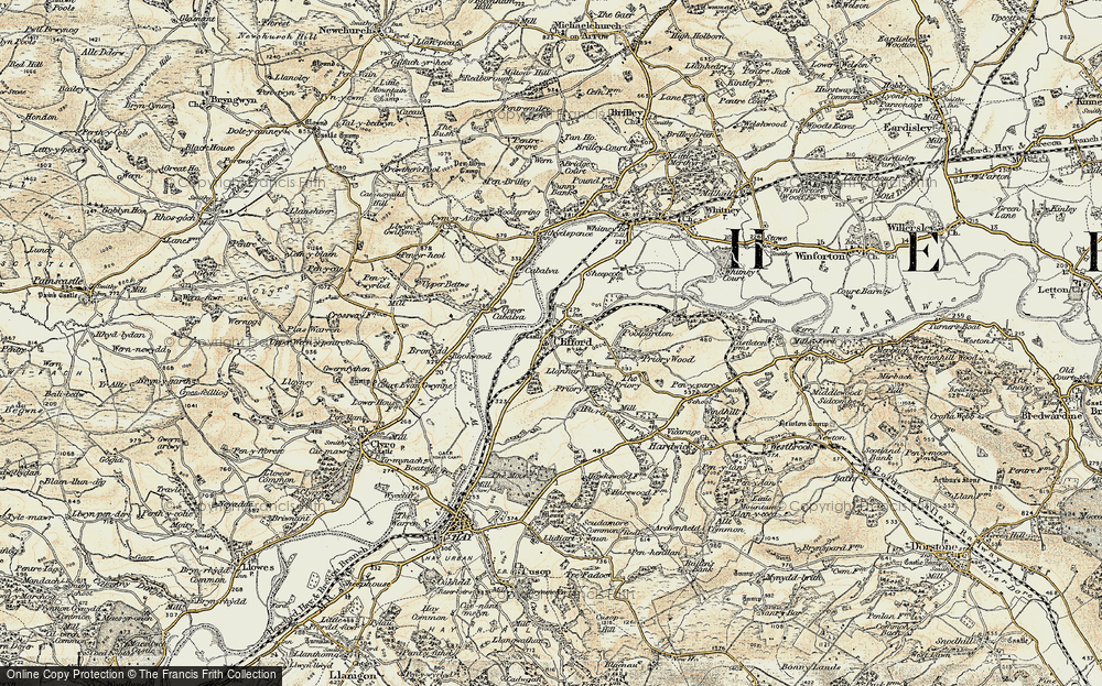 Old Map of Clifford, 1900-1902 in 1900-1902
