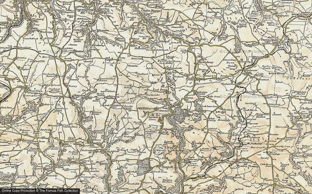 Old Map of Clifton, 1900 in 1900