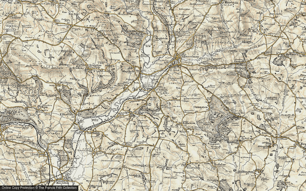 Old Map of Clifton, 1902 in 1902
