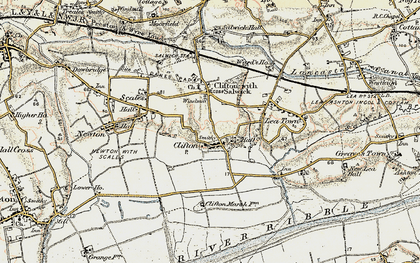Old map of Clifton in 1903