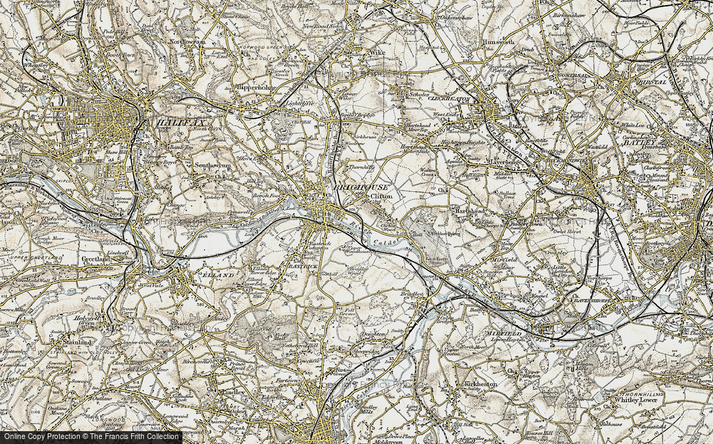 Old Map of Clifton, 1903 in 1903