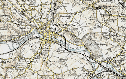 Old map of Bradley Wood in 1903