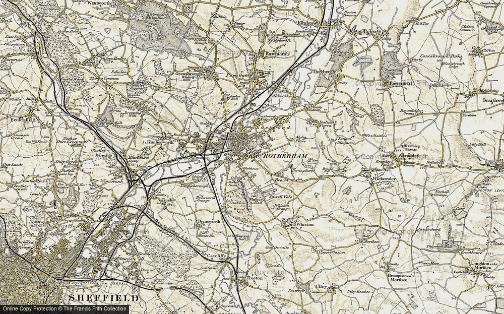 Old Map of Clifton, 1903 in 1903