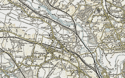Old map of Clifton Green in 1903
