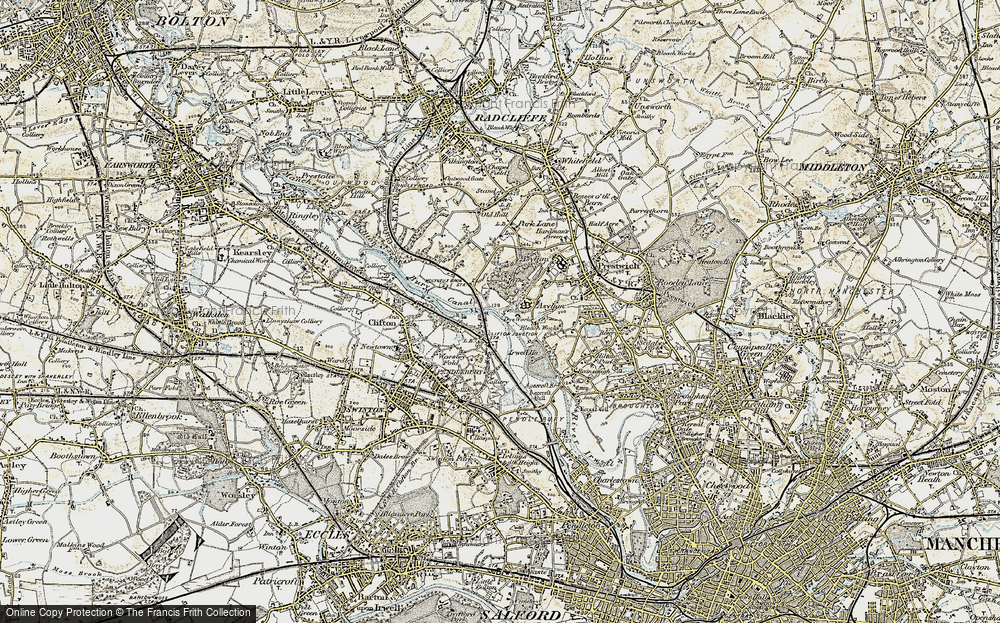 Old Map of Clifton Junction, 1903 in 1903