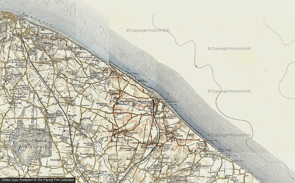 Old Map of Cliftonville, 1901-1902 in 1901-1902