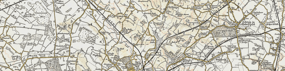 Old map of Clinkham Wood in 1903