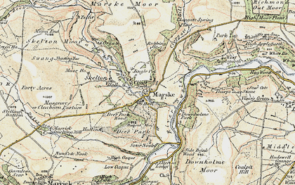 Old map of Clints in 1904