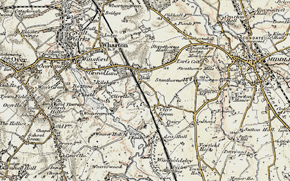 Old map of Clive Green in 1902-1903