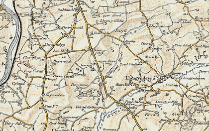 Old map of Cloigyn in 1901