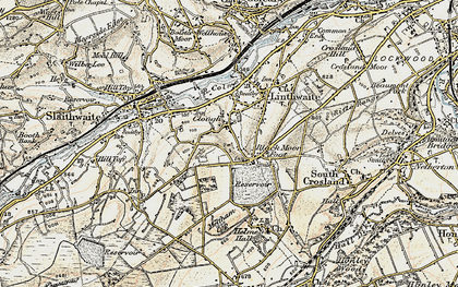 Old map of Clough in 1903
