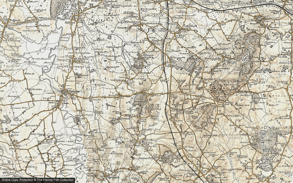 Old Map of Clutton, 1902-1903 in 1902-1903