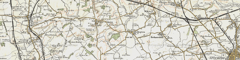 Old map of Coal Bank in 1903-1904
