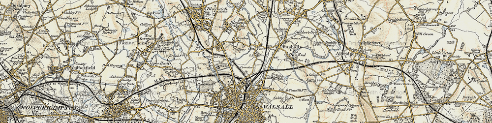 Old map of Coal Pool in 1902