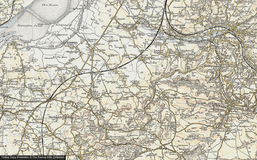 Old Map of Coaley, 1898-1900 in 1898-1900