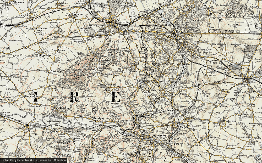 Old Map of Coalmoor, 1902 in 1902