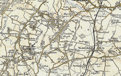 Old map of Coalpit Heath in 1899