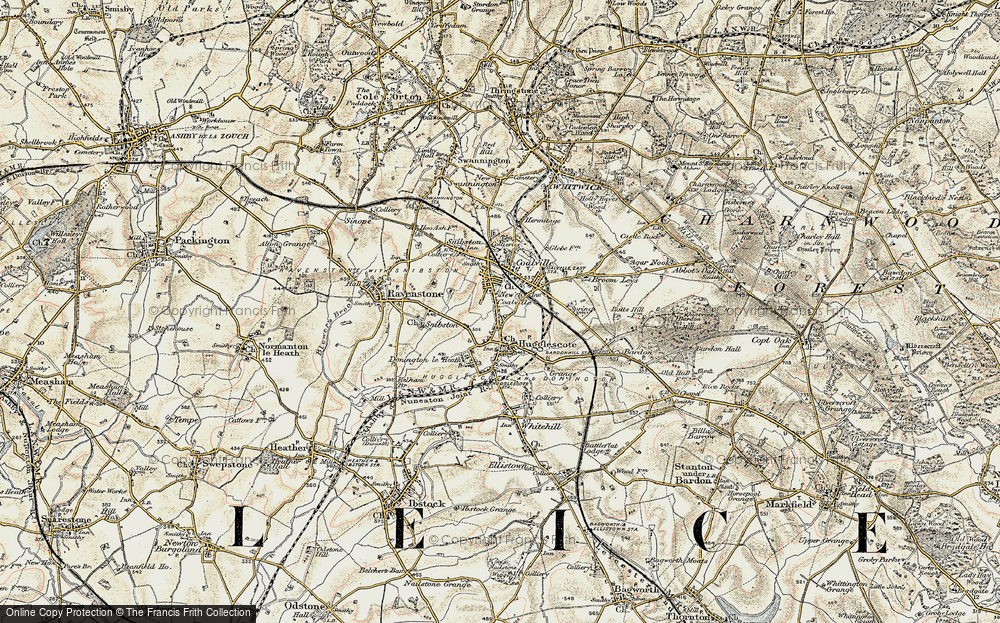 Old Map of Coalville, 1902-1903 in 1902-1903