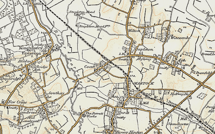 Old map of Coat in 1898-1900
