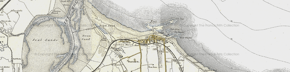Old map of West Scar in 1903-1904