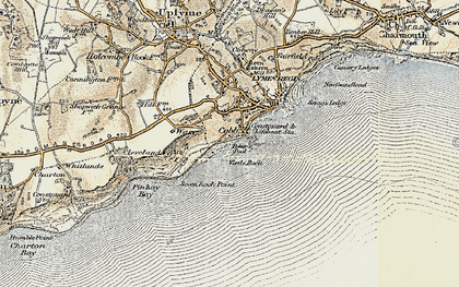 Old map of Cobb in 1899
