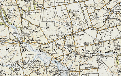 Old map of Cobby Syke in 1903-1904