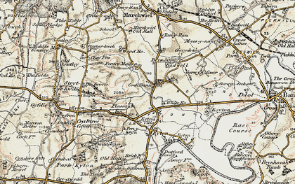 Old map of Cock Bank in 1902