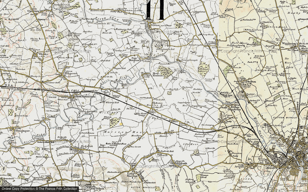 Old Map of Cock Hill, 1903-1904 in 1903-1904