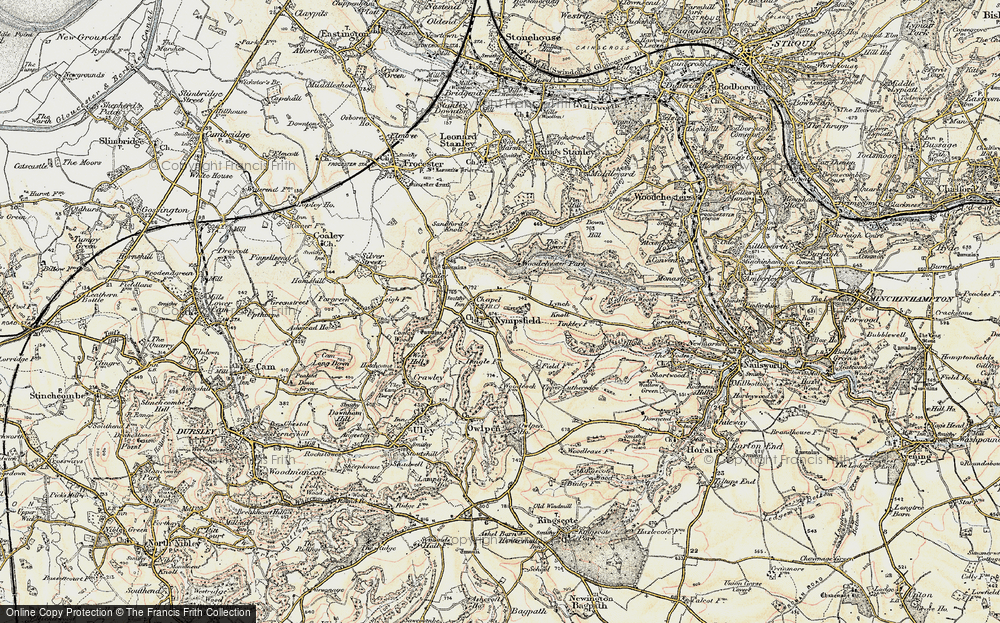 Old Map of Cockadilly, 1898-1900 in 1898-1900