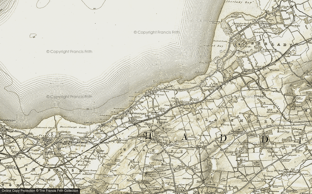 Old Map of Cockenzie and Port Seton, 1903-1906 in 1903-1906