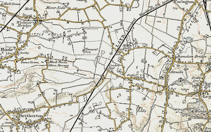 Old map of Cocker Bar in 1903