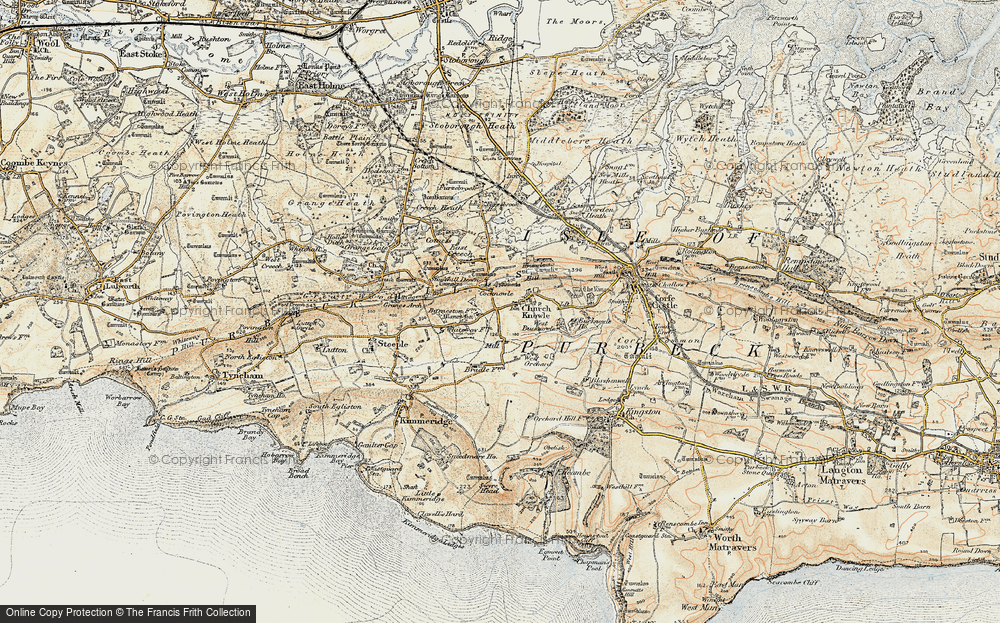 Old Map of Cocknowle, 1899-1909 in 1899-1909