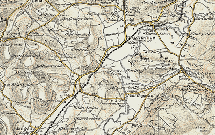 Old map of Cockshead in 1901-1903