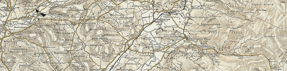 Old map of Cockshead in 1901-1903