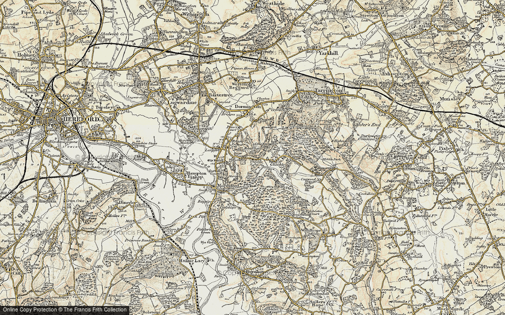 Old Map of Cockshoot, 1899-1901 in 1899-1901