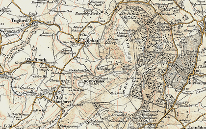 Old map of Brown Clee Hill in 1901-1902